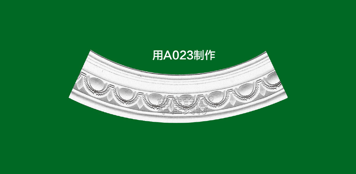内圆角线圆弧线条 用A023制作